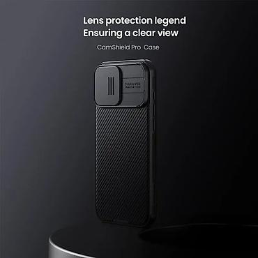 Maske i futrole za telefone: Futrola Nillkin Cam Shield Pro za iPhone 16 Pro Max (6.9) crna. Uz — 5