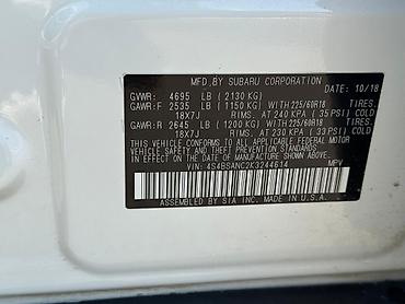 Subaru: Subaru Outback: 2018 г., 2.5 л, Вариатор, Бензин, Универсал — 9