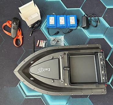 карабил: Новый прикормочный кораблик Ewitgo (3 АКБ по 18000 mAh, сумка — 6