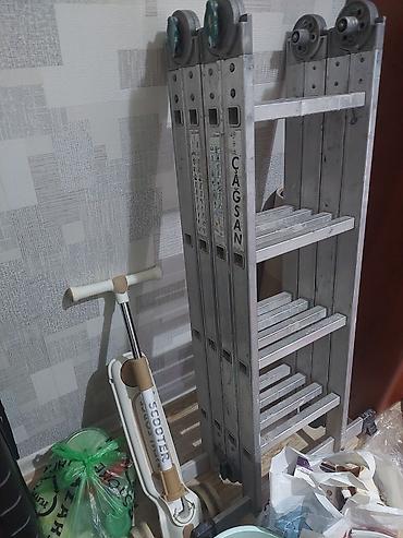 Nərdivanlar: ÇAGSAN çoxfunksiyalı alüminium nərdivan - Material: yüngül və möhkəm — 4