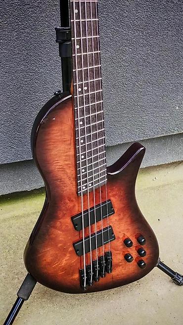 Gitare: HARLEY BENTON MSB-5 BLACK FLAME BURL | . Slanje po — 5