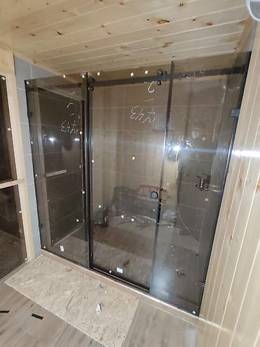 Душевые перегородки и ограждения: 🚿 Душевые перегородки из стекла Бишкек | Стеклянные душевые кабины | — 1