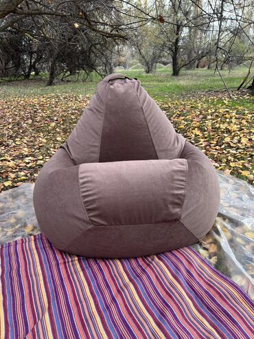 Мягкие кресла: Уютное и стильное кресло-мешок - отличное решение для вашего дома или — 5