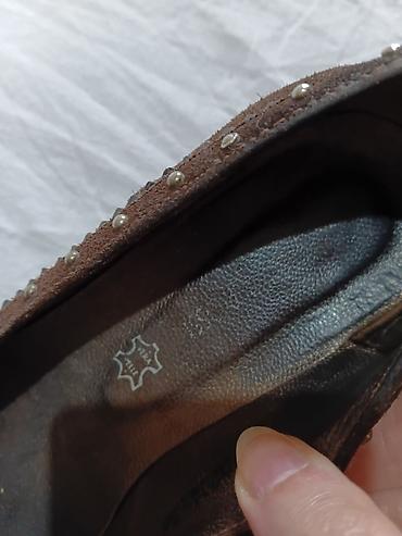 command nike air max: Braon kožne cipele sa srednjom potpeticom i ukrasnim detaljima - — 10