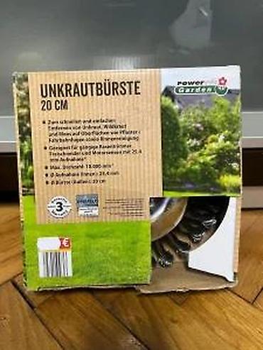 Ostali pribor i dodaci za alate: Čelična četka za korov PowerTec Garden – 20 cm - Namenjena brzom i — 6