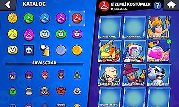 Услуги: Brawl Stars hesabında geniş skin kolleksiyası satılır. Özəlliklər: 50 — 6