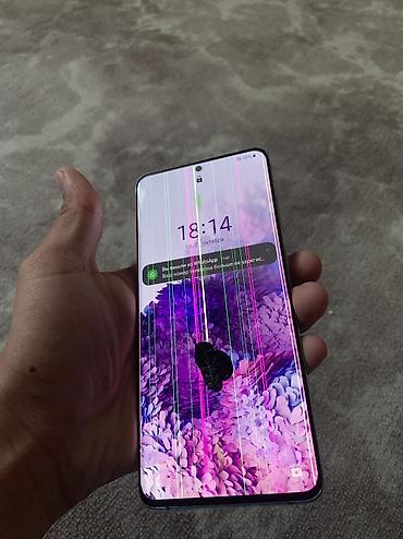 андроид телефон купить: Samsung Galaxy S20 Plus, Б/у, 256 ГБ, цвет - Голубой, 2 SIM — 2
