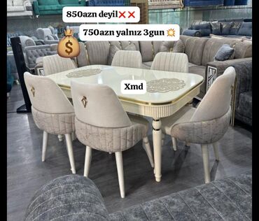 stul üzlükleri: Yeni, 6 stul