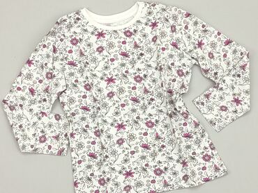 body w kwiaty z falbanką: Sweatshirt, 4-5 years, 104-110 cm, condition - Very good
