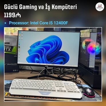 Prosessorlar: 💻 Güclü Gaming və İş Kompüteri Satılır! 💰 Qiymət: 1199 AZN 🔹