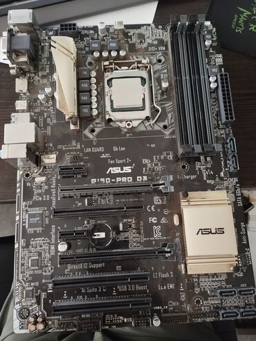 запчасть ноутбук asus: Материнская плата, Б/у, Asus, LGA1151, ATX, Для ПК