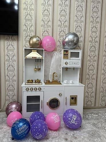 Детские гарнитуры: Детская игровая кухня с техникой и аксессуарами Купили за 15.500 сом — 3