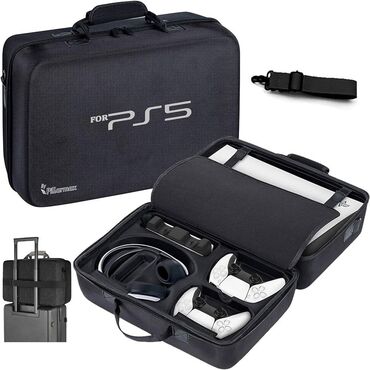 Другие аксессуары: Сумка для PS5	PlayStation 5 ПС5 Сумка для консоли и геймпадов PS5 — 8