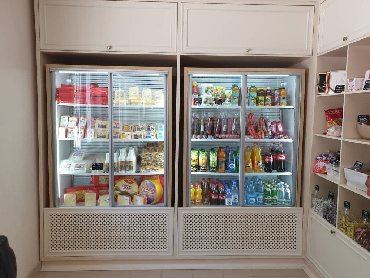 Холодильные витрины: Для напитков, Для молочных продуктов, Для мяса, мясных изделий, Новый