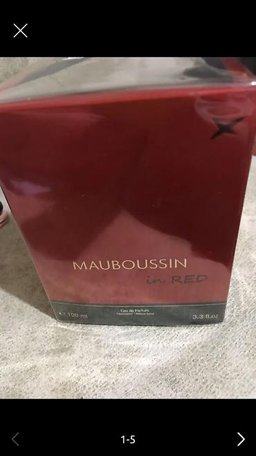 tek qizil gul: Mauboussin in Red – Eau de Parfum, 100 ml (3.3 fl.oz),orijinal. - — 4