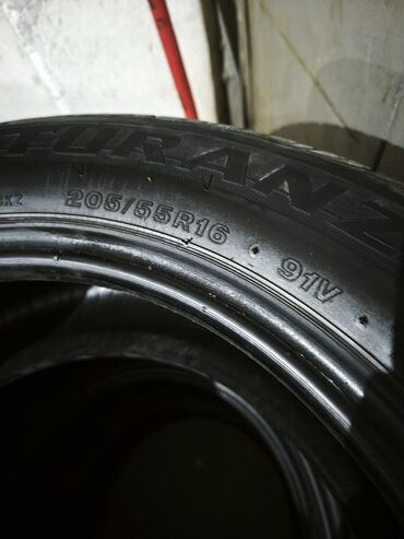 Шины: Шины 205 / 55 / R 16, Лето, Б/у, Комплект, Легковые, Турция, Bridgestone