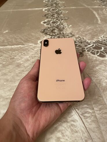 iphone xs ekran: IPhone Xs Max, 64 GB, Qızılı