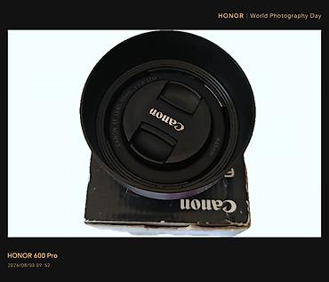 Foto və videokameralar: Canon EF 50mm f/1.8 STM obyektiv demek olarki istifade olunmayib. 550 — 10