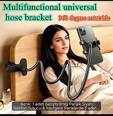 Multifunksional universal şlanq tipli telefon tutucu – 360° dönən