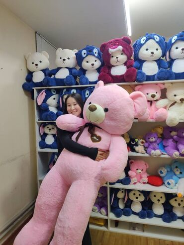 Игрушки: 🧸Мишка 160см 🔥🔥🔥 🧸60 см 1000 сом (Бесплатная доставка) 🧸80 см 1500 — 16