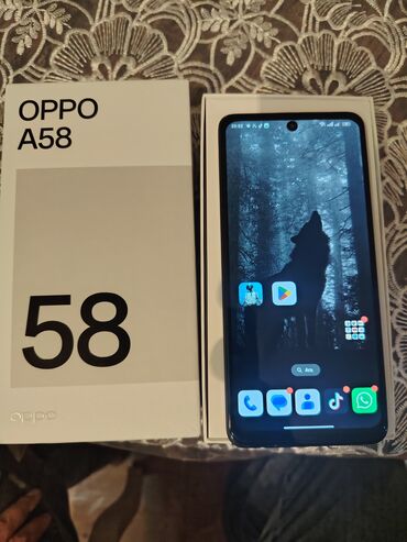 телефон fly hard reset: Oppo A58 4G, 128 ГБ, цвет - Серый, Сенсорный, Отпечаток пальца, Две SIM карты