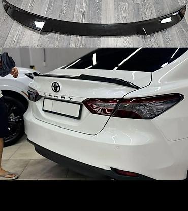 спойлер camry: Спойлер на крышку багажника для Toyota Camry (на фото – установка на — 1