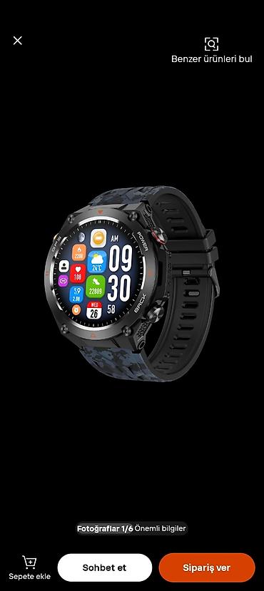 Smart saatlar: GPS-li idman ağıllı saatı - GPS/BDS/GLONASS/GALILEO dəqiq peyk — 5