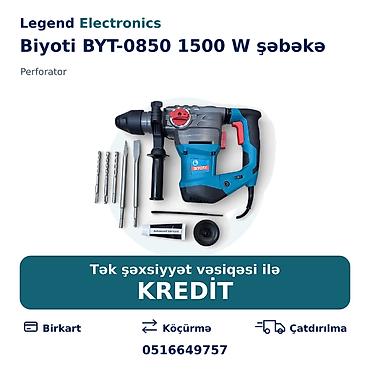 acar desti: Elan başlığı: Perforator Biyoti BYT-0850 1500 W şəbəkə Elan mətni — 1