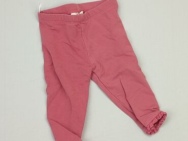 różowe legginsy: Legginsy, C&A, 6-9 m, stan - Dobry