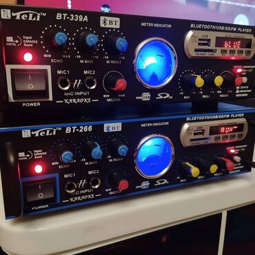 Səs gücləndiriciləri: Sesguclendirici usilitel amplifier karaoke mikrafon echo FM radio USB — 2