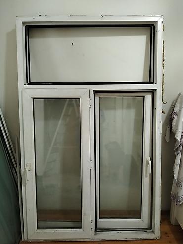 Plastik (PVC) pəncərə dəsti - Ölçü: təqribi ikiqat pəncərə bloku, üst