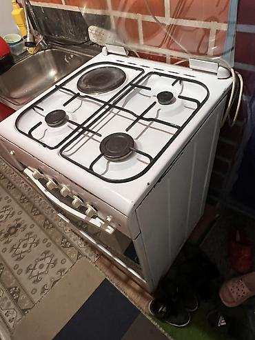 блиная: Газовая плита с духовкой и комбинированной варочной поверхностью — 1