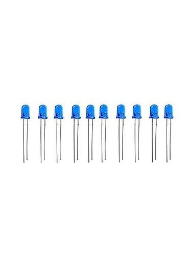 5 mm Mavi LED Paketi – 10 ədəd - Paket məzmunu: 10 ədəd 5 mm mavi LED