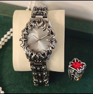 bakida saat: ❄️ INFERNO COLLECTION — SILVER ICE EDITION ❄️ Parlaq gümüşü — 1