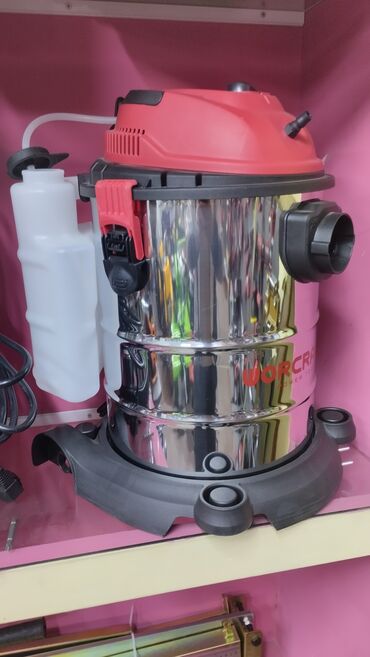 Строительные пылесосы: Пылесос Worcraft ROLF полисос 30литр мойшый без мойшый 6 месяцев — 12