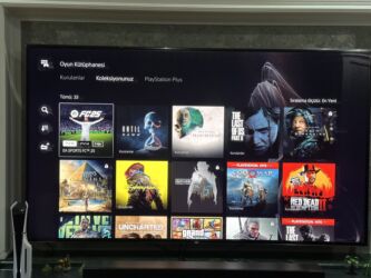 PS5 (Sony PlayStation 5): Playstation Slim 1 TB Diskli Versiya Playstation ideal vəziyyətdədir — 2