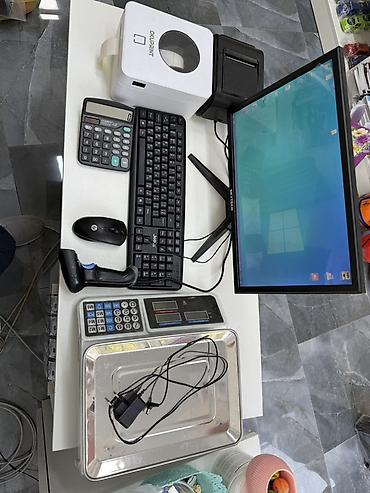 dtf printer epson: Mağaza üçün tam POS/iş stansiyası dəsti Tərkib: - Skytech monitor — 2