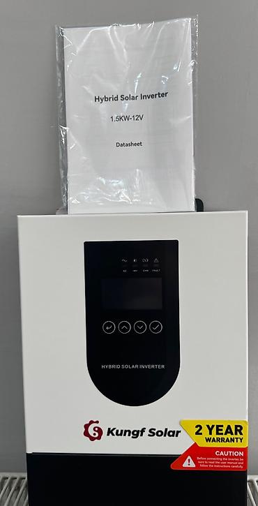 invertor nədir: Kungf Solar hibrid günəş invertoru – 1.5 kW, 12V Xüsusiyyətlər: - — 1