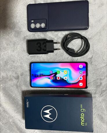 Motorola Moto G200 5G, 128 GB, bоја - Tamnoplava, Otisak prsta, Face ID