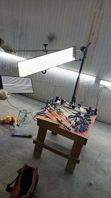 Avtoservis avadanlıqları: Bezkraska aparatı PDR (boyasız dent düzəltmə) üçün işıq paneli və — 6