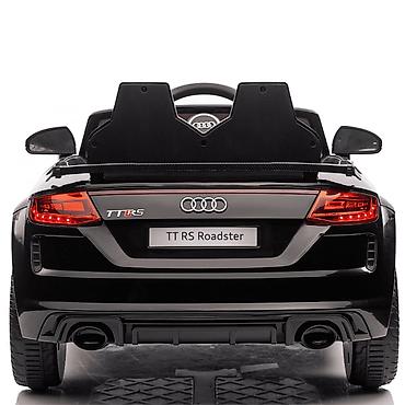 zara deca: Audi TT RS – Licencirani dečiji automobil na akumulator, crni (12V) — 6