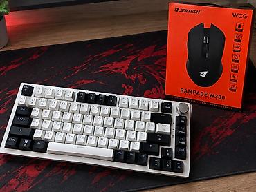 aula sc580: Клавиатура, Механическая, Bluetooth подключение, Размер: 75% — 1