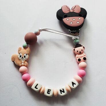 Ostale dečije stvari: Silikonski lancic za dudu ili glodalicu sa imenom po vasoj zelji na lalafo.rs — 5 Ostale dečije stvari: Silikonski lancic za dudu ili glodalicu sa imenom po vasoj zelji — 5