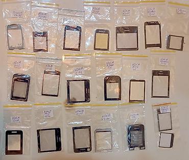 Telefon ekranları: Köhnə model mobil telefonlar üçün ekran və sensor şüşə ehtiyat — 40