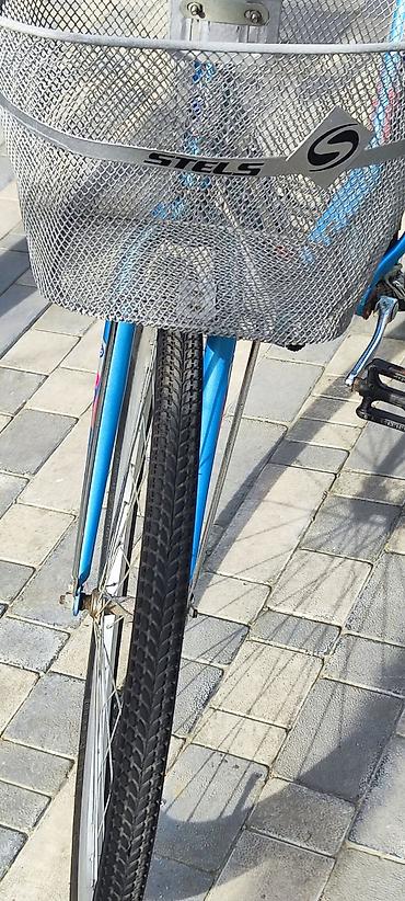 Şəhər velosipedləri: Şəhər tipli velosiped – STELS 28 - Rəng: metalik mavi, klassik aşağı — 3