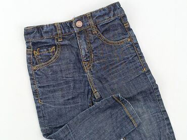 bershka cargo jeans: Spodnie jeansowe, Zara, 2-3 lat, 92/98, stan - Dobry