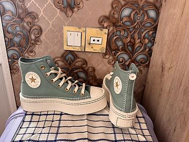 krosovka: Məhsul: Yüksək boğazlı platforma krossovkalar (Converse All Star — 2