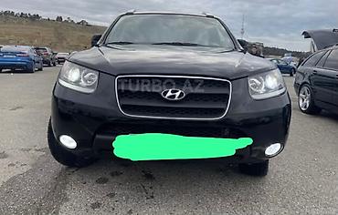 vito oturacaqlar: Hyundai Santa Fe – 5 yerlik, qara rəngli krossover/SUV. Texniki və — 1