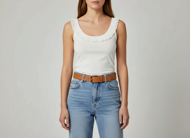 massimo dutti t shirty damskie: H&M, Top damski, rozmiar M