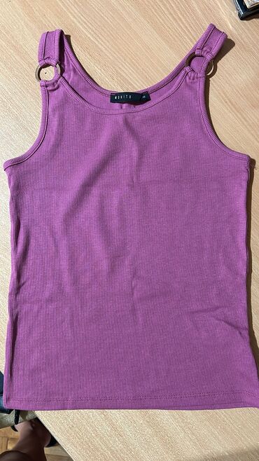 hm majice na bretele: XS (EU 34), Cotton, color - Purple